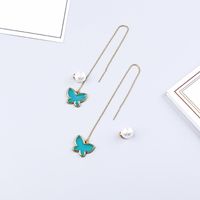 Womens Butterfly Plating Alloy Earrings Nhqd140194 main image 4