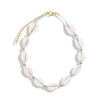 Color Line Shell Weave Necklace Nhjq140219 main image 10