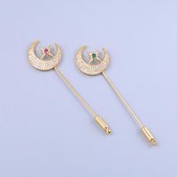 Europäischer Und Amerikanischer Trend All-match-pin-accessoires, Einfache Xingyue-diamant Kleidung Für Frauen, Neues Temperament, Netto-promi-brosche Mt9820 main image 5