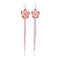 S925 Sterling Alloy Enamel Tassel Flower Earrings Nhqd140263 main image 11