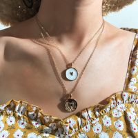 Womens Love Electroplating Alloy Necklaces Nhnz140151 sku image 1