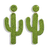 Fashion Simple Cactus Rice Beads Earrings Nhjq140218 sku image 1