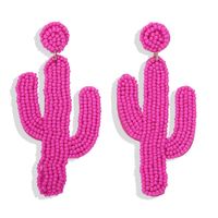 Fashion Simple Cactus Rice Beads Earrings Nhjq140218 sku image 6