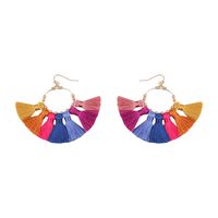 New Bohemian Handmade Colored Tassel Earrings Nhll140951 main image 11