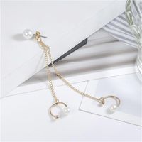 Fashion Fringed Chain Beads Stud Earrings Ear Cuff Nhpf141065 main image 4