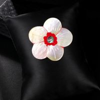 Fashion Shell Flower Brooch Nhdr141163 main image 4