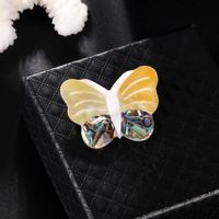 Shell Material High-grade Butterfly Brooch Pin Nhdr141166 main image 4