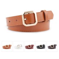 Fashion Simple Ladies Belt Buckle Belt Nhpo141229 main image 2