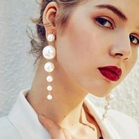 Fashion Geometric Plating Alloy Artificial Gemstones Earrings sku image 1