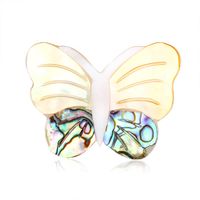 Shell Material High-grade Butterfly Brooch Pin Nhdr141166 sku image 1