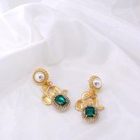 Fashion Korean Version Of Water Drop Diamond Earrings Nhnt151235 main image 5