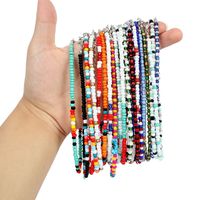 Fashion Wild Hit Color Rice Beads Handmade Choker Nhct151240 main image 6