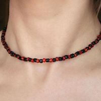 Womens Geometric Pearl Seed Beads Necklaces Nhct151256 main image 1