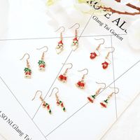 Fashion Christmas Gloves Christmas Gift Long Earrings Nhxs151262 main image 4