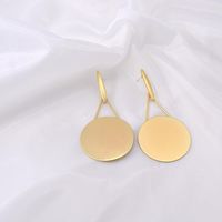 Fashion Long Face Thin Round Earrings Nhnt151291 main image 3