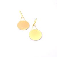 Fashion Long Face Thin Round Earrings Nhnt151291 main image 5