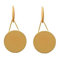 Fashion Long Face Thin Round Earrings Nhnt151291 main image 6