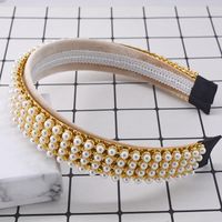 Korean Gemstone Pearl Headband Nhnt151294 main image 3