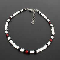 Europäischer Und Amerikanischer Schmuck Mode Fädelige Kurze Reiss Perlen Bohemian Color Halskette Halskette 12080-6 main image 4