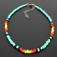 Europäischer Und Amerikanischer Schmuck Mode Fädelige Kurze Reiss Perlen Bohemian Color Halskette Halskette 12080-6 main image 7