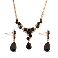 New Crystal Necklace Earrings Set Nhdp151436 main image 7