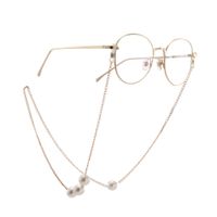 Mode Kette Gold Zhang Yixing Gleiche Art Von Brillen Kette Halfter Perle Lange Lesebrille Anti-verlust-kette main image 1