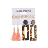Leopard Tassel Earrings Set Nhdp151498 main image 6