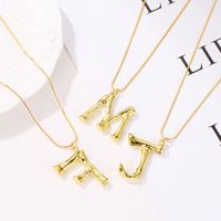 26 English Letter Alloy Necklace Nhdp151515 main image 3