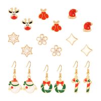 Fashion Elk Snowflake Christmas Gift Set Of 9 Nhxs151329 sku image 1