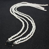 Temperament Imitation Pearl Tassel Hair Accessories Nhct151404 sku image 4