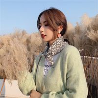 Korean Version Of Double-knit Woolen Scarf Warm Two-color Scarf Nhmn151707 main image 10