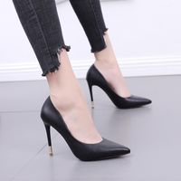European And American Pointed Stilettos With Versatile Shallow Mouth Shoes Nhso151719 main image 4