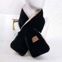 Korean Version Of The Thickening Two-color Solid Color Scarf Nhmn151742 main image 9