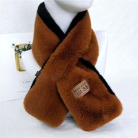 Korean Version Of The Thickening Two-color Solid Color Scarf Nhmn151742 main image 15
