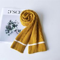 Winter Long Thick Korean Couple Knitted Wool Scarf Nhmn151747 main image 14
