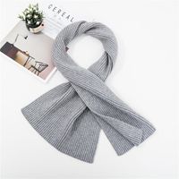 Korean Version Of Double-knit Woolen Warm Scarf Nhmn151749 main image 8