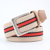 Colorful Canvas Woven Metal Pin Buckle Belt Nhpo151789 main image 15