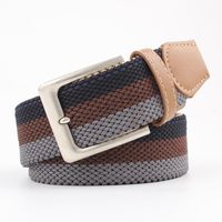 Colorful Canvas Woven Metal Pin Buckle Belt Nhpo151789 main image 12