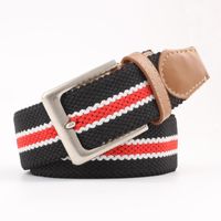 Colorful Canvas Woven Metal Pin Buckle Belt Nhpo151789 main image 11
