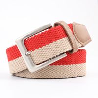 Colorful Canvas Woven Metal Pin Buckle Belt Nhpo151789 main image 3