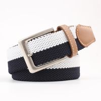 Colorful Canvas Woven Metal Pin Buckle Belt Nhpo151789 main image 13