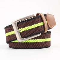 Colorful Canvas Woven Metal Pin Buckle Belt Nhpo151789 main image 9