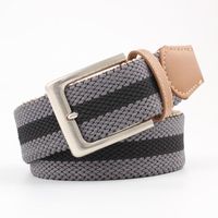 Colorful Canvas Woven Metal Pin Buckle Belt Nhpo151789 main image 5