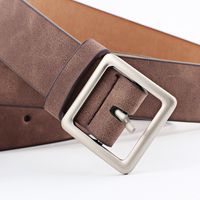 Fashion Square Metal Buckle Pu Women Belt Nhpo151802 main image 3