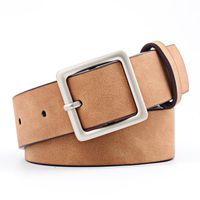 Fashion Square Metal Buckle Pu Women Belt Nhpo151802 main image 7