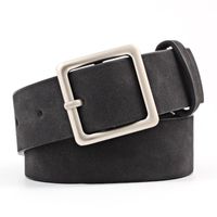 Fashion Square Metal Buckle Pu Women Belt Nhpo151802 main image 13