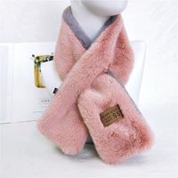 Korean Version Of The Thickening Two-color Solid Color Scarf Nhmn151742 sku image 4