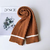 Winter Long Thick Korean Couple Knitted Wool Scarf Nhmn151747 sku image 3