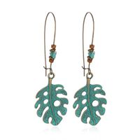 Bronze Metal Exaggerated Carved Earrings Nhdp151943 main image 8