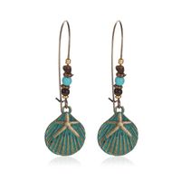 Bronze Metal Exaggerated Carved Earrings Nhdp151943 main image 10